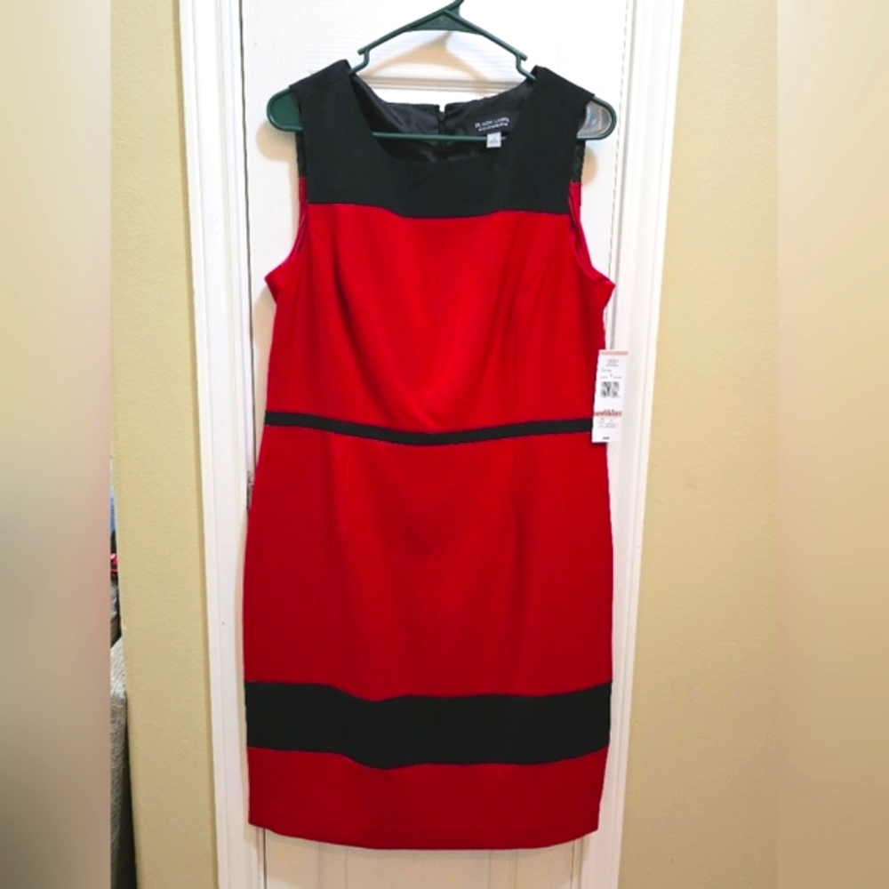 Black Label By JC Penney (New With Tags) Red and Black Dress